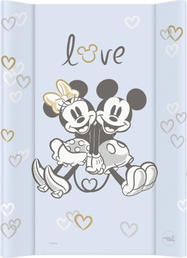 Ceba Baby αλλαξιέρα με σκληρή βάση Comfort 50 × 70 Disney Minnie & Mickey μπλε