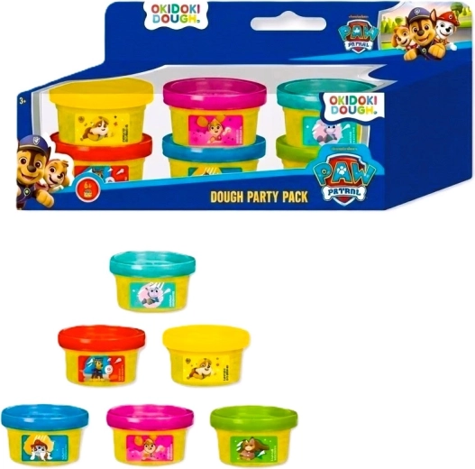 Πλαστελίνη μοντελισμού Paw Patrol, σετ 6 χρωμάτων