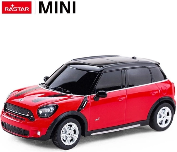Rastar Mini Cooper S Countryman RC αυτοκίνητο 1:24 κόκκινο - 1 τεμάχιο