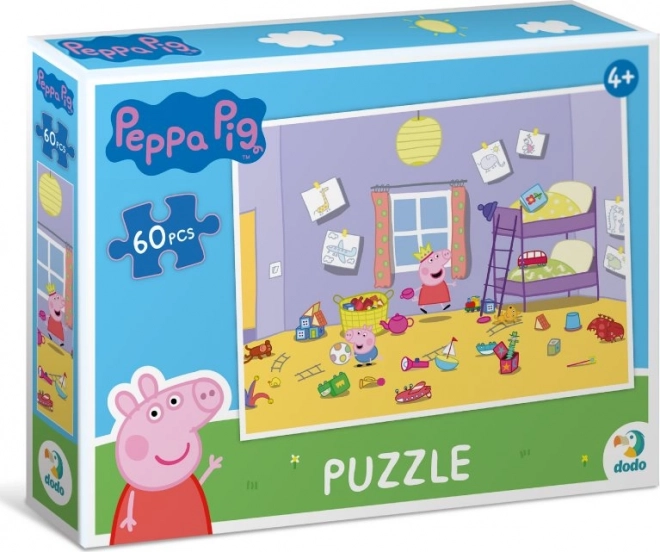 Παζλ Peppa Pig – παιχνίδια στο δωματιάκι, 60 κομμάτια
