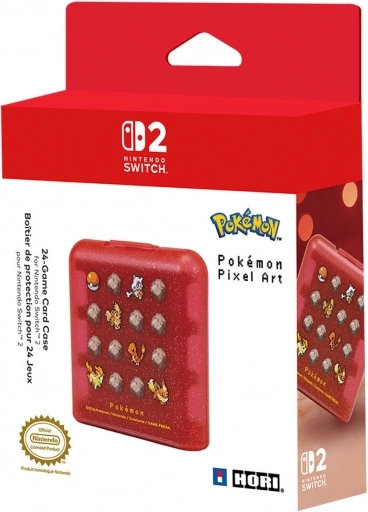 Θήκη HORI για 24 κάρτες παιχνιδιών Pokémon Pixel Red για Nintendo Switch 2