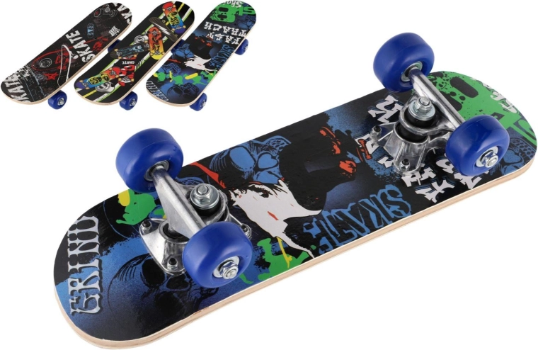 Ξύλινο skateboard 43 cm - 1 τεμάχιο