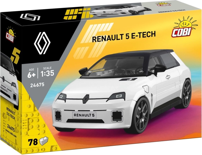 Cobi Renault 5 E-Tech Electric 1:35 (78 κομμάτια) - 1 τεμάχιο