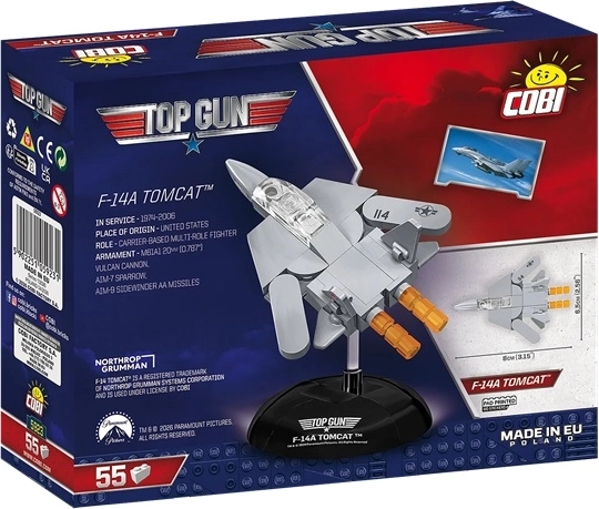 Cobi Top Gun F-14A Tomcat κατασκευαστικό σετ αεροσκάφους 1:300