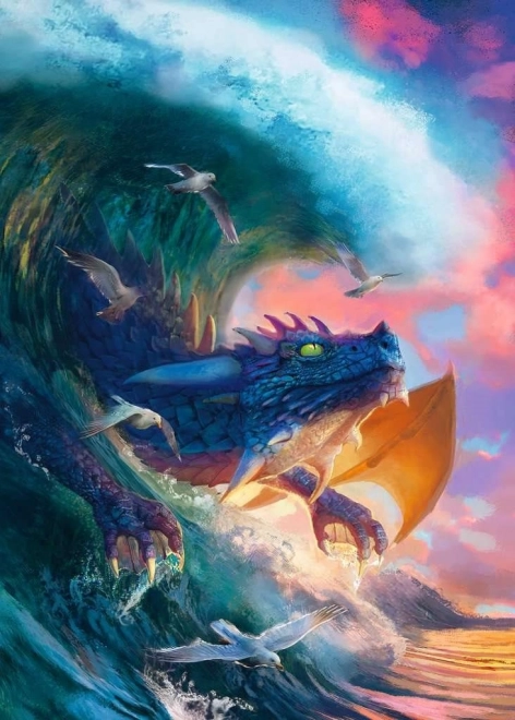 Παζλ 1000 κομματιών – Αγώνας δράκων RAVENSBURGER