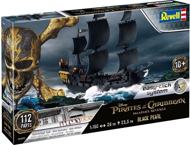 Πλαστικό μοντέλο πλοίου Black Pearl 1:150