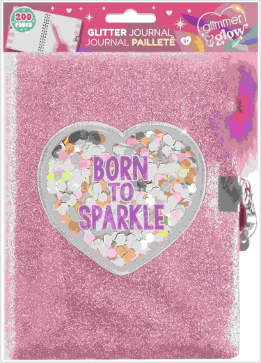 Γκλίτερ ημερολόγιο Born to sparkle - 1 τεμάχιο