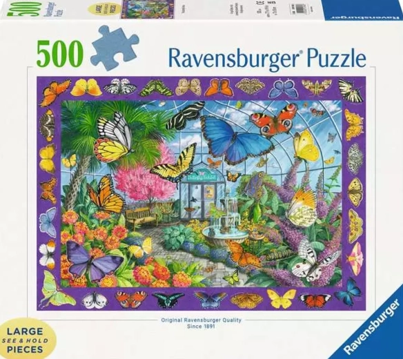 Ravensburger παζλ Περίπτερο Πεταλούδων XXL 500 κομμάτια