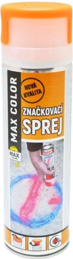 Σπρέι σήμανσης MAX COLOR 500 ml – φωσφορίζον πορτοκαλί