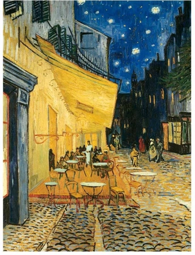 Συλλογή Puzzle Art: Βεράντα Καφέ τη Νύχτα 1000 Κομμάτια