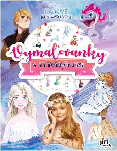 Βιβλίο ζωγραφικής με παιδικά τατουάζ Frozen - 1 τεμάχιο