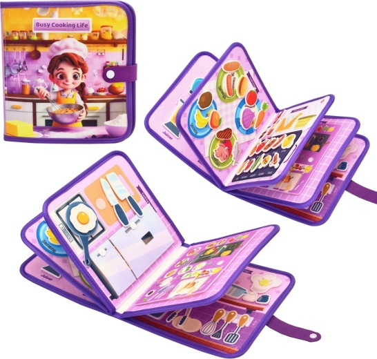 2Kids Toys αισθητηριακό busy υφασμάτινο βιβλίο μαγειρικής
