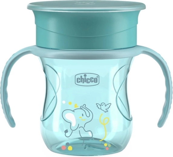 Chicco κύπελλο 360 Perfect X με λαβές teal 12m+