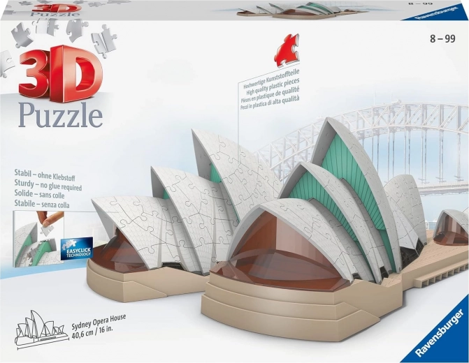 Ravensburger 3D παζλ Όπερα του Σίδνεϊ 216 κομμάτια