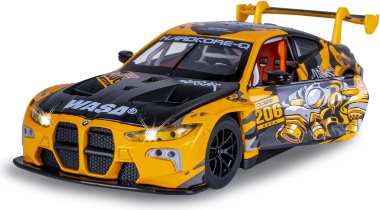 Μοντέλο αγωνιστικού αυτοκινήτου BMW M4 GT3 1:24 με φώτα και ήχους