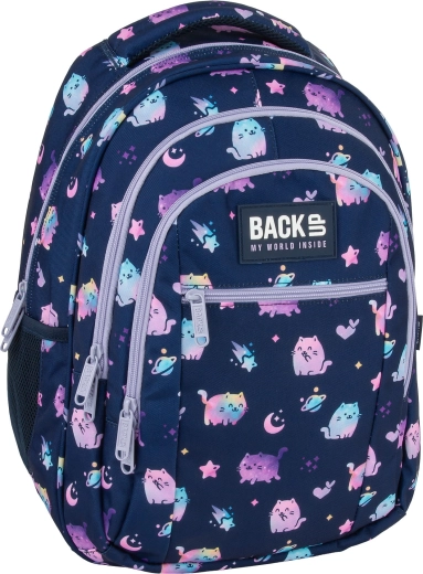 Σχολικό σακίδιο πλάτης BackUP Violet Kittens 26 l