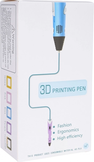 Μπλε στυλό 3D για δημιουργίες από PLA