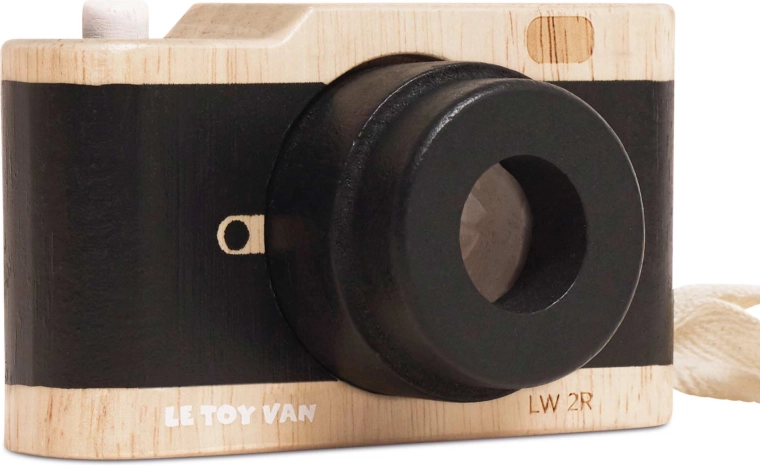 Le Toy Van ρετρό ξύλινη φωτογραφική μηχανή με καλειδοσκόπιο