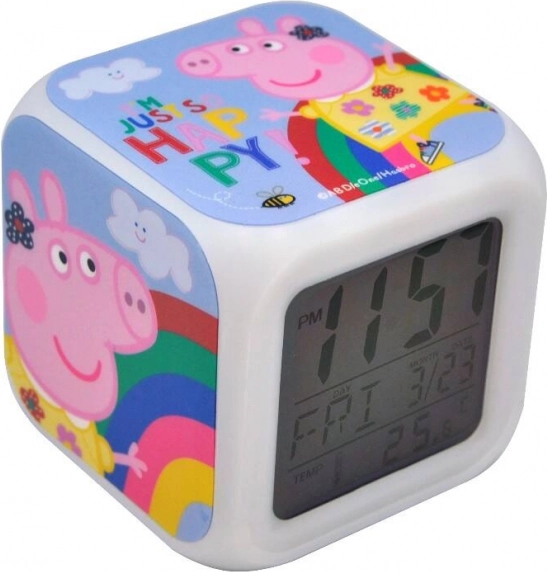 Ψηφιακό ξυπνητήρι Peppa Pig (κύβος) KiDS Licensing - 1 τεμ.