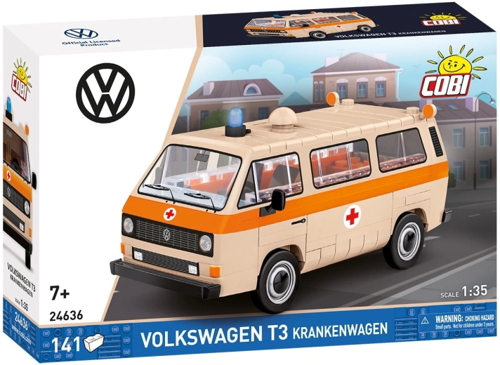 Cobi Volkswagen T3 ασθενοφόρο 1:35 (141 τεμάχια) - 1 τεμάχιο