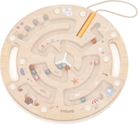 Ξύλινος μαγνητικός λαβύρινθος PolarB Viga Toys