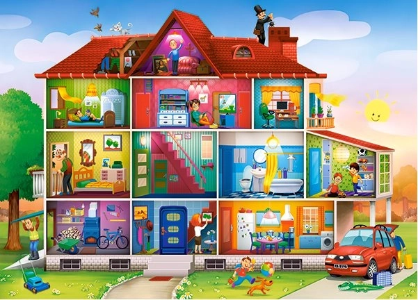Παζλ 120 κομματιών House Life