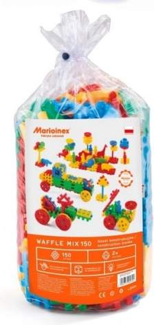 Κατασκευαστικό σετ MARIOINEX Waffle Mix 150 τεμαχίων