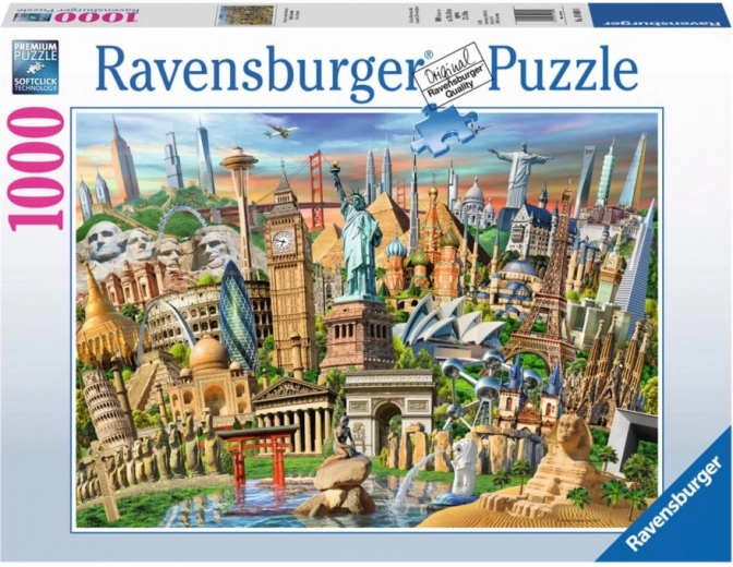 Παζλ παγκόσμια αξιοθέατα 1000 κομμάτια RAVENSBURGER