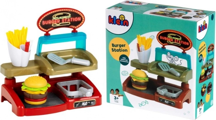Burger shop – δημιουργικό σετ παιχνιδιού με μπέργκερ και πατάτες τηγανητές