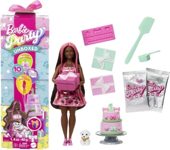 Κούκλα Barbie Party Reveal - ροζ