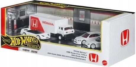 Hot Wheels Premium σετ δώρου Honda 4 τεμ.