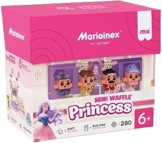 Κατασκευαστικό σετ Mini Waffle Πριγκίπισσα 280 τεμάχια Marioinex