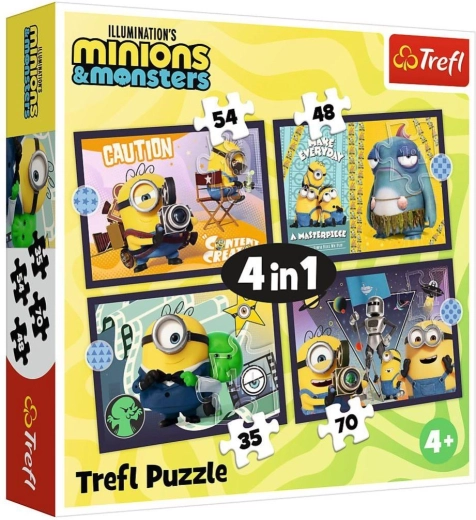Παζλ 4 σε 1 Νέα περιπέτεια των Minions