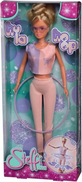 Κούκλα Steffi με στεφάνι Hula Hoop