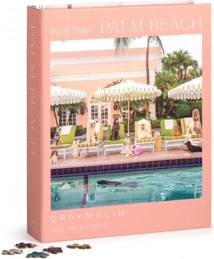 Παζλ Στην πισίνα στο Palm Beach 1000 κομμάτια