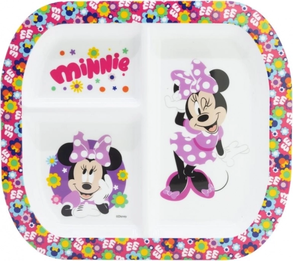 Παιδικό ορθογώνιο πιάτο με τη Minnie