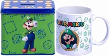 Κούπα και κουμπαράς Super Mario Luigi