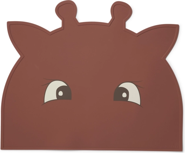 Σουπλά σιλικόνης Nuuroo Albert Giraffe Mahogany