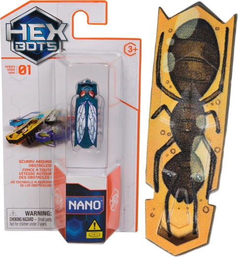 Spin Master HEX BOTS Nano μίνι ρομποτικό σκαθάρι – σειρά 1 (μείγμα)
