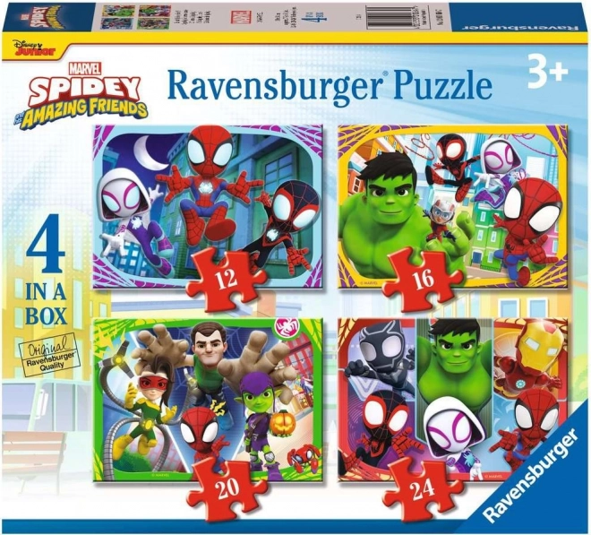 Παζλ RAVENSBURGER Spidey και οι καταπληκτικοί του φίλοι 4σε1