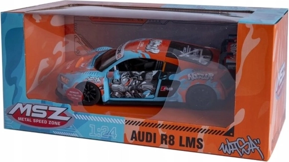 Μοντέλο αυτοκινήτου MSZ Audi R8 LMS με ηχητικό εφέ, ανοιχτό μπλε