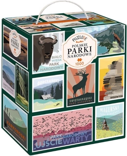 Παζλ Puzzlove Πολωνικά Εθνικά Πάρκα 1000 κομμάτια