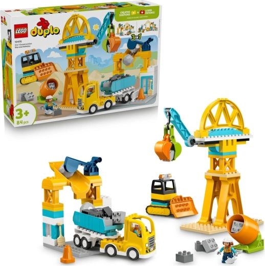 LEGO DUPLO εργοτάξιο και οχήματα 3 σε 1