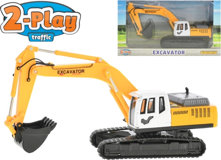2-Play μεταλλικός εκσκαφέας 22 cm με ελεύθερη κύλιση