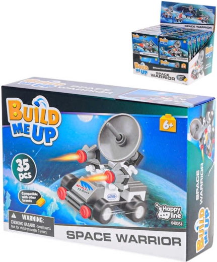 Κατασκευαστικό σετ BuildMeUP διαστημικός πολεμιστής 30–35 τεμάχια (4 παραλλαγές) - 1 τεμάχιο