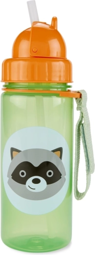 Skip Hop Zoo παιδικό ποτηράκι με καλαμάκι ρακούν 385 ml