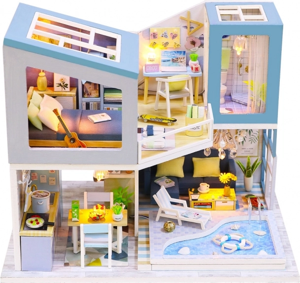 2Kids Toys μινιατούρα σπιτάκι βίλα – Μπλε