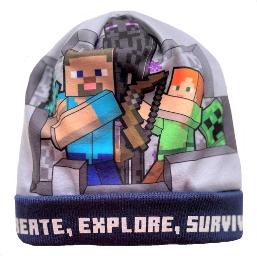 Μπλε σκουφάκι Minecraft