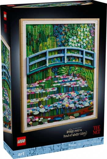 LEGO Art Claude Monet – Γέφυρα πάνω από τη λίμνη με νούφαρα