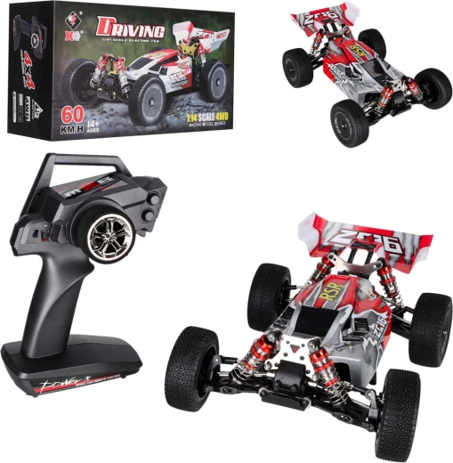 Τηλεκατευθυνόμενο buggy WLToys 144001 1:14 4WD εκτός δρόμου 60 km/h